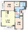 宇野線<宇野みなと線>/大元駅 徒歩17分 2階 建築中 2LDKの間取り