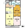 岡山市電東山本線<岡山電気軌道>/柳川駅 徒歩11分 2階 築14年 1LDKの間取り