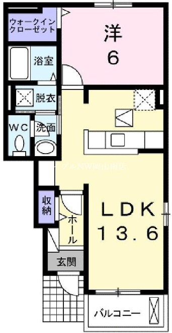 間取図 岡山市電東山本線<岡山電気軌道>/東山・おかでんミュージアム駅 徒歩26分 1階 築5年