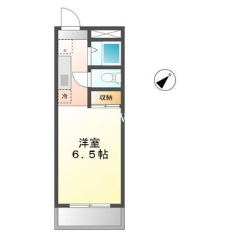 間取図 宇野線<宇野みなと線>/備前西市駅 徒歩9分 4階 築34年