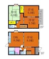 宇野線<宇野みなと線>/妹尾駅 徒歩23分 2階 築22年 4DKの間取り