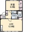 宇野線<宇野みなと線>/備前西市駅 徒歩73分 1階 築26年 1LDKの間取り