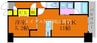 宇野線<宇野みなと線>/備前西市駅 徒歩8分 5階 築6年 1LDKの間取り