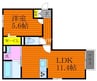 宇野線<宇野みなと線>/大元駅 徒歩36分 1階 築4年 1LDKの間取り