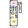 宇野線<宇野みなと線>/備前西市駅 徒歩19分 2階 築19年 1LDKの間取り