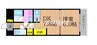 宇野線<宇野みなと線>/大元駅 徒歩19分 1階 築36年 1DKの間取り
