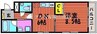 宇野線<宇野みなと線>/大元駅 徒歩33分 2階 築18年 1DKの間取り