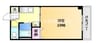 宇野線<宇野みなと線>/備前西市駅 徒歩11分 3階 築30年 1Kの間取り