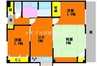 宇野線<宇野みなと線>/大元駅 徒歩15分 1階 築28年 3LDKの間取り