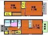 宇野線<宇野みなと線>/大元駅 徒歩7分 1階 築10年 2LDKの間取り