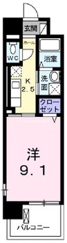 宇野線<宇野みなと線>/備前西市駅 徒歩41分 7階 築5年 1Kの間取り