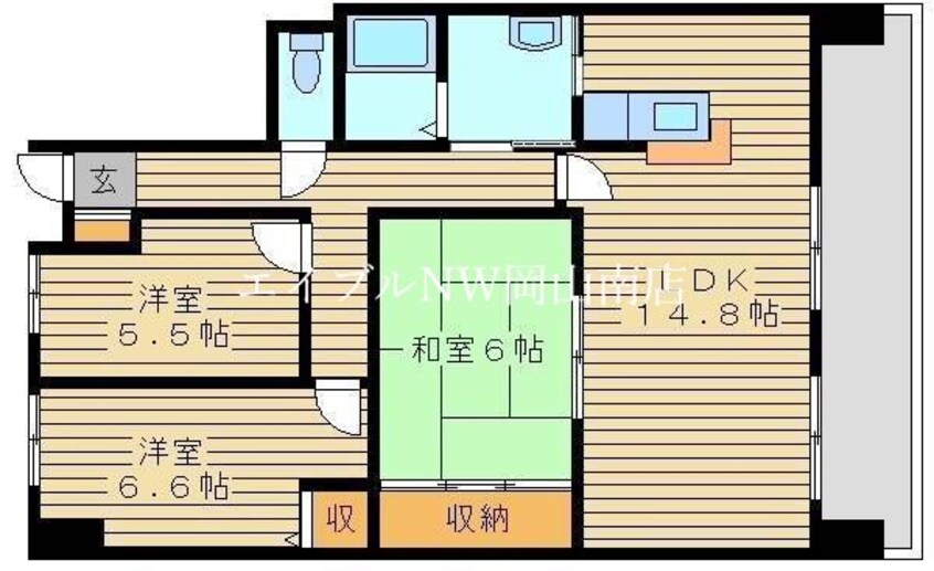  宇野線<宇野みなと線>/備前西市駅 徒歩2分 5階 築28年