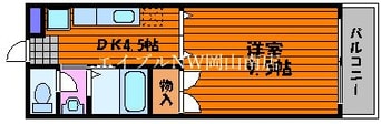 間取図 岡山市電清輝橋線<岡山電気軌道>/東中央町駅 徒歩16分 3階 築30年
