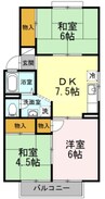 山陽本線（中国）/岡山駅 バス:31分:停歩11分 2階 築35年 3DKの間取り