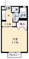 岡山市電清輝橋線<岡山電気軌道>/清輝橋駅 徒歩38分 1階 築22年 1Kの間取り