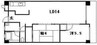 山陽本線（中国）/北長瀬駅 徒歩23分 2階 築36年 2LDKの間取り