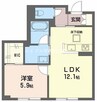 宇野線<宇野みなと線>/大元駅 徒歩18分 1階 建築中 1LDKの間取り