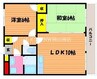 山陽本線（中国）/岡山駅 バス:30分:停歩6分 2階 築28年 2LDKの間取り