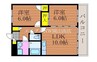 山陽本線（中国）/岡山駅 バス:30分:停歩6分 2階 築29年 2LDKの間取り