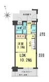 岡山市電清輝橋線<岡山電気軌道>/清輝橋駅 徒歩3分 4階 築9年 1LDKの間取り