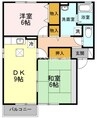 宇野線<宇野みなと線>/備前西市駅 徒歩11分 1階 築24年 2DKの間取り