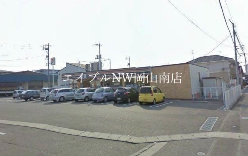 セブンイレブン岡山福田店(コンビニ)まで587m 宇野線<宇野みなと線>/備前西市駅 徒歩37分 2階 築27年