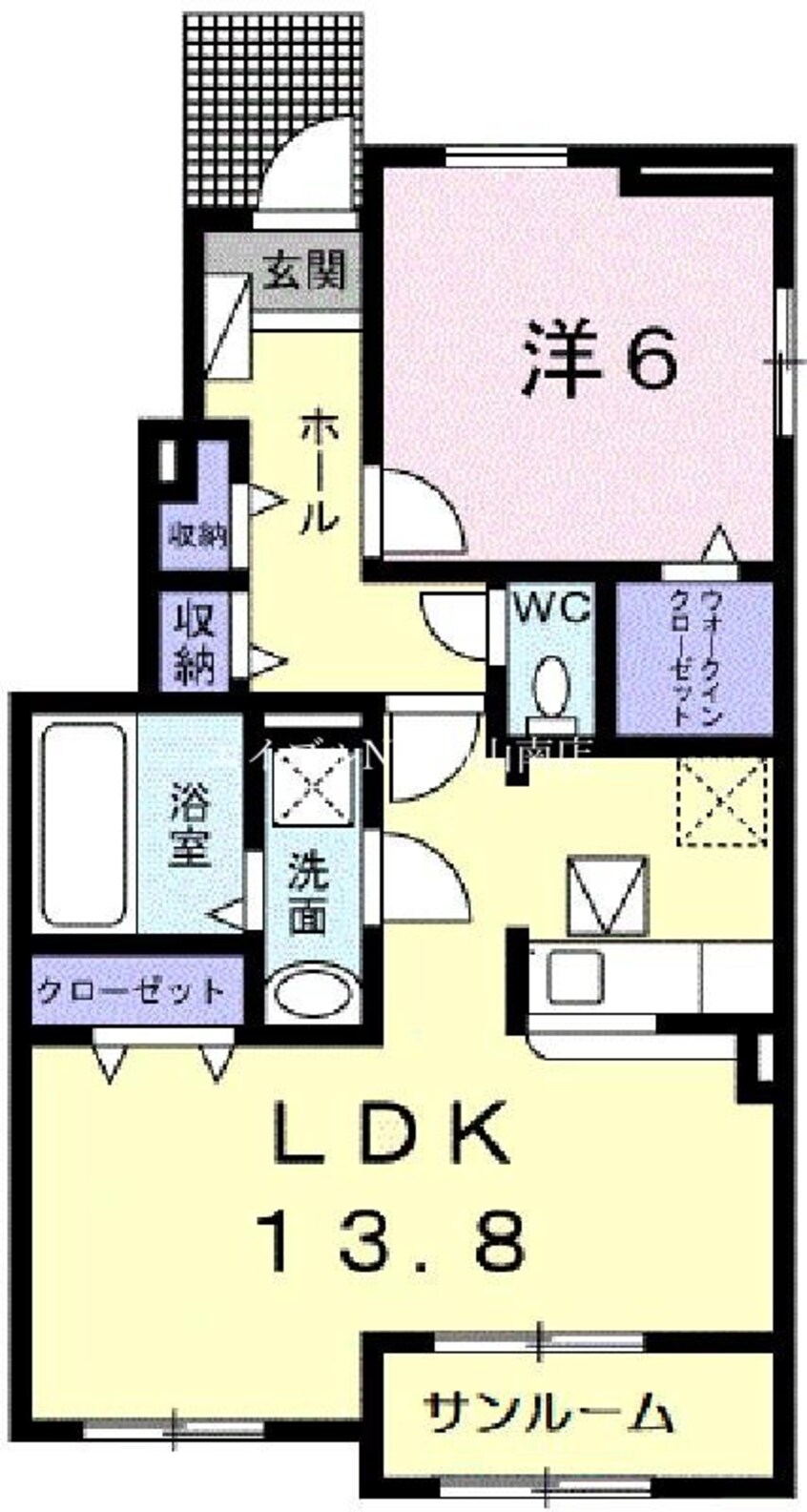 間取図 宇野線<宇野みなと線>/備中箕島駅 徒歩13分 1階 築2年