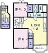 宇野線<宇野みなと線>/常山駅 徒歩20分 2階 築22年 2LDKの間取り