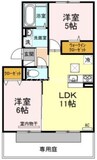 宇野線<宇野みなと線>/備前西市駅 徒歩28分 1階 築6年 2LDKの間取り