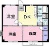 宇野線<宇野みなと線>/備前西市駅 徒歩34分 2階 築31年 3DKの間取り