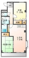 宇野線<宇野みなと線>/妹尾駅 徒歩24分 2階 築23年 2LDKの間取り