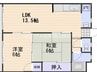 宇野線<宇野みなと線>/備前西市駅 徒歩29分 5階 築49年 2LDKの間取り