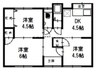 宇野線<宇野みなと線>/備前西市駅 徒歩62分 1階 築54年 3DKの間取り