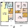 宇野線<宇野みなと線>/備前西市駅 徒歩54分 1階 築10年 3LDKの間取り