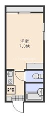 山陽本線（中国）/岡山駅 バス:28分:停歩8分 2階 築28年 1Rの間取り