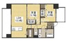 岡山市電清輝橋線<岡山電気軌道>/田町駅 徒歩3分 11階 築6年 2LDKの間取り