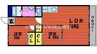 山陽本線（中国）/岡山駅 バス:25分:停歩1分 2階 築27年 2LDKの間取り