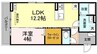 宇野線<宇野みなと線>/備前西市駅 徒歩59分 2階 1年未満 1LDKの間取り