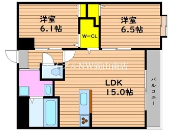 間取図 宇野線<宇野みなと線>/備前西市駅 徒歩17分 3階 築1年