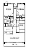 吉備線<桃太郎線>/備前三門駅 徒歩12分 3階 築30年 3LDKの間取り