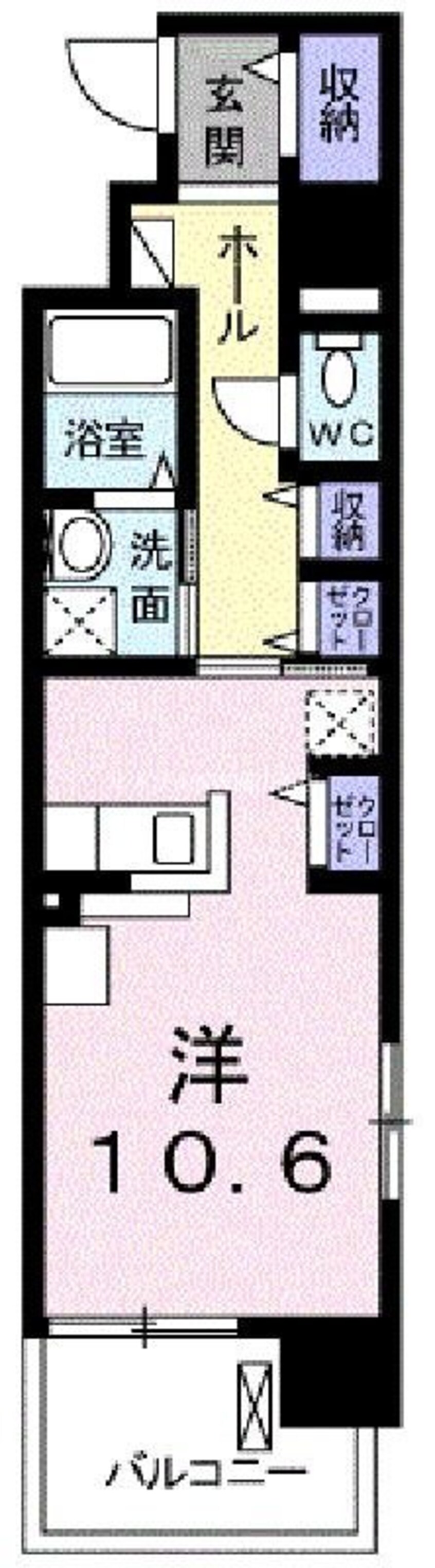 間取図 宇野線<宇野みなと線>/備前西市駅 徒歩41分 7階 築5年