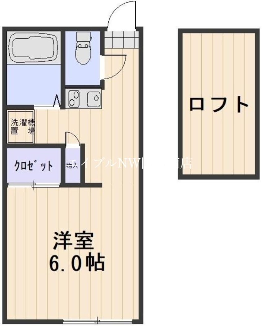 間取図 宇野線<宇野みなと線>/備前西市駅 徒歩11分 1階 築25年