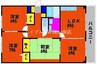 宇野線<宇野みなと線>/備前西市駅 徒歩15分 3階 築21年 4LDKの間取り