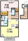 岡山市電清輝橋線<岡山電気軌道>/清輝橋駅 徒歩35分 2階 築9年 1LDKの間取り
