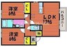 岡山市電東山本線<岡山電気軌道>/東山・おかでんミュージアム駅 徒歩77分 2階 築18年 2LDKの間取り