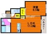 宇野線<宇野みなと線>/備前西市駅 徒歩9分 1階 築11年 1LDKの間取り