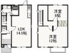 宇野線<宇野みなと線>/妹尾駅 徒歩4分 1階 築20年 2LDKの間取り