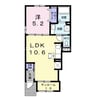 宇野線<宇野みなと線>/八浜駅 徒歩7分 1階 築浅 1LDKの間取り