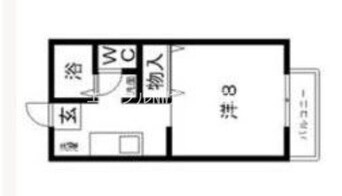 間取図 パレロッサ陣之内　B棟