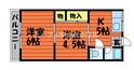 野田マンションＤ棟の間取図